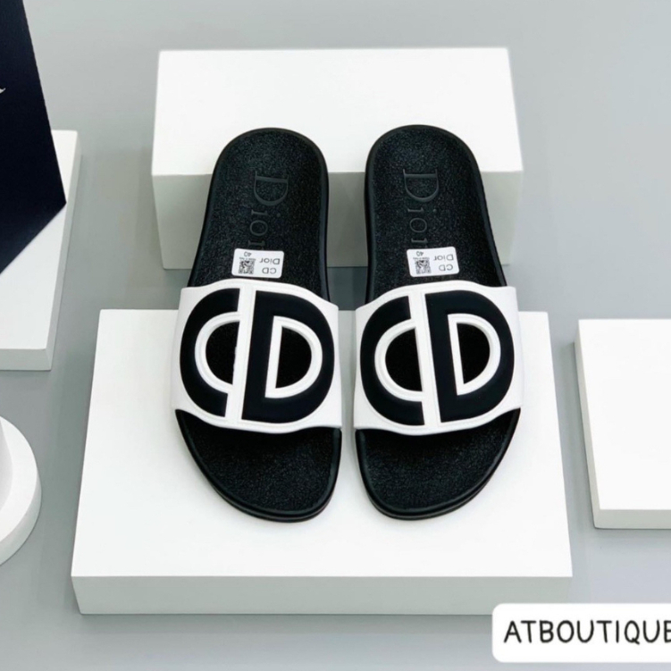 Dép nam nữ quai ngang CD full màu dép đế dày chống trơn trượt HOT TREND