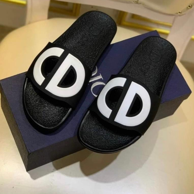 Dép nam nữ quai ngang CD full màu dép đế dày chống trơn trượt HOT TREND