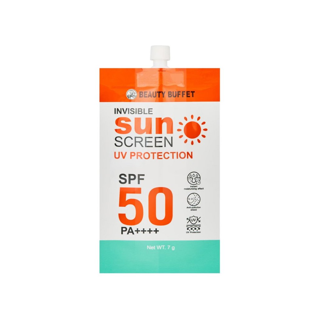 Kem chống nắng cho mặt Beauty Buffet Invisible Sunscreen UV Protection SPF 50 PA++++ 7g