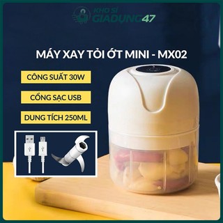 Máy Xay Tỏi Ớt Cầm Tay Mini Cao Cấp Thế Hệ Mới