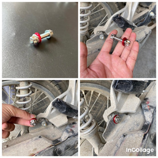 Bộ Ốc Treo Bô Zin Salaya Wave 50-100-110 Futude Tặng Kèm Long Đen