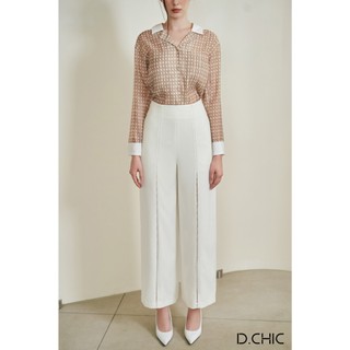 Áo sơ mi phối tay cổ D.CHIC MS: 1812089
