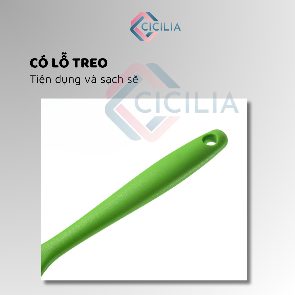 Que Silicone Phết Sáp Silicone, Trộn Bột Tái Sử Dụng Nhiều Lần Siêu Bền CICILIA 1035