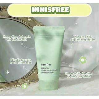 Sữa Rửa Mặt Trà Xanh Innisfree - chiết xuất từ 100% trà xanh tự nhiên