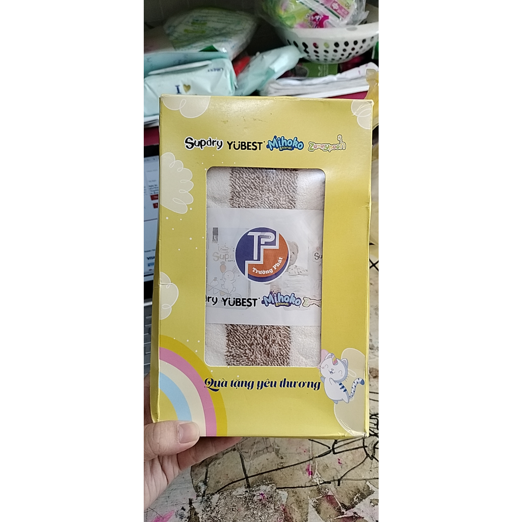 Khăn mặt trẻ em supdry yubest [Cao Cấp🎁🎁🎁]