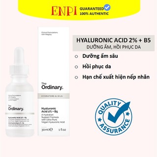 Serum The Ordinary Cấp ẩm hồi phục Hyaluronic Acid 2% + B5 30ml