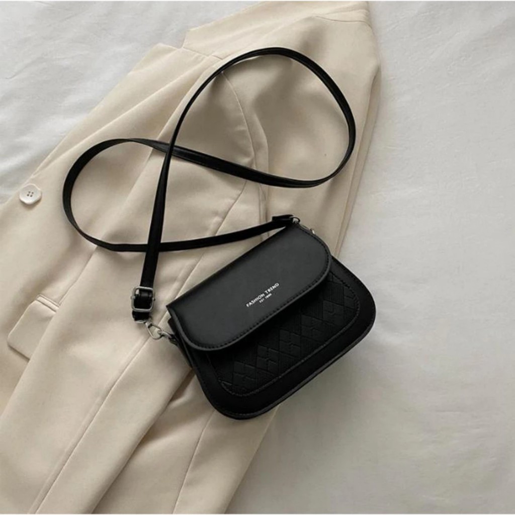 Túi xách nữ hộp vuông dây da đeo chéo chắc chắn mã q97