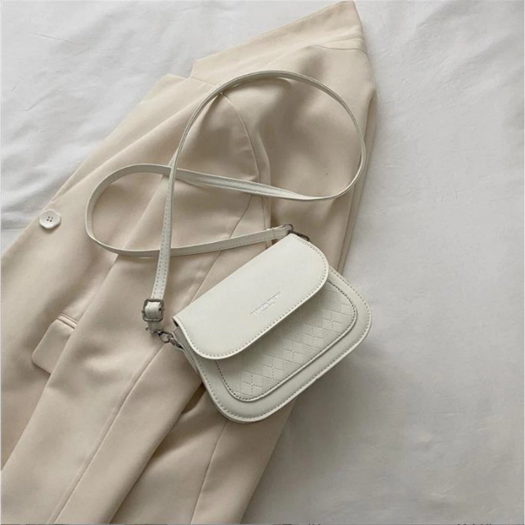 Túi xách nữ hộp vuông dây da đeo chéo chắc chắn mã q97