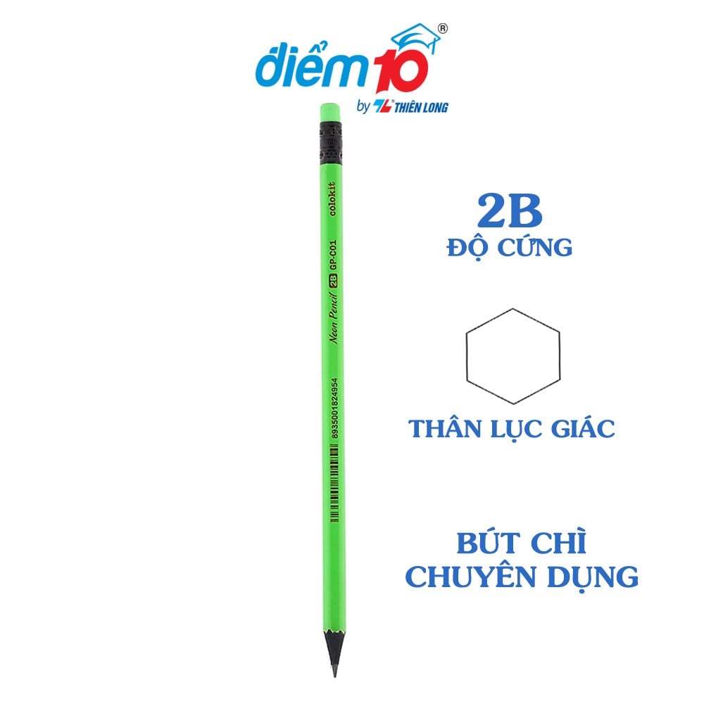Bút chì gỗ 2B Colokit GP-C01