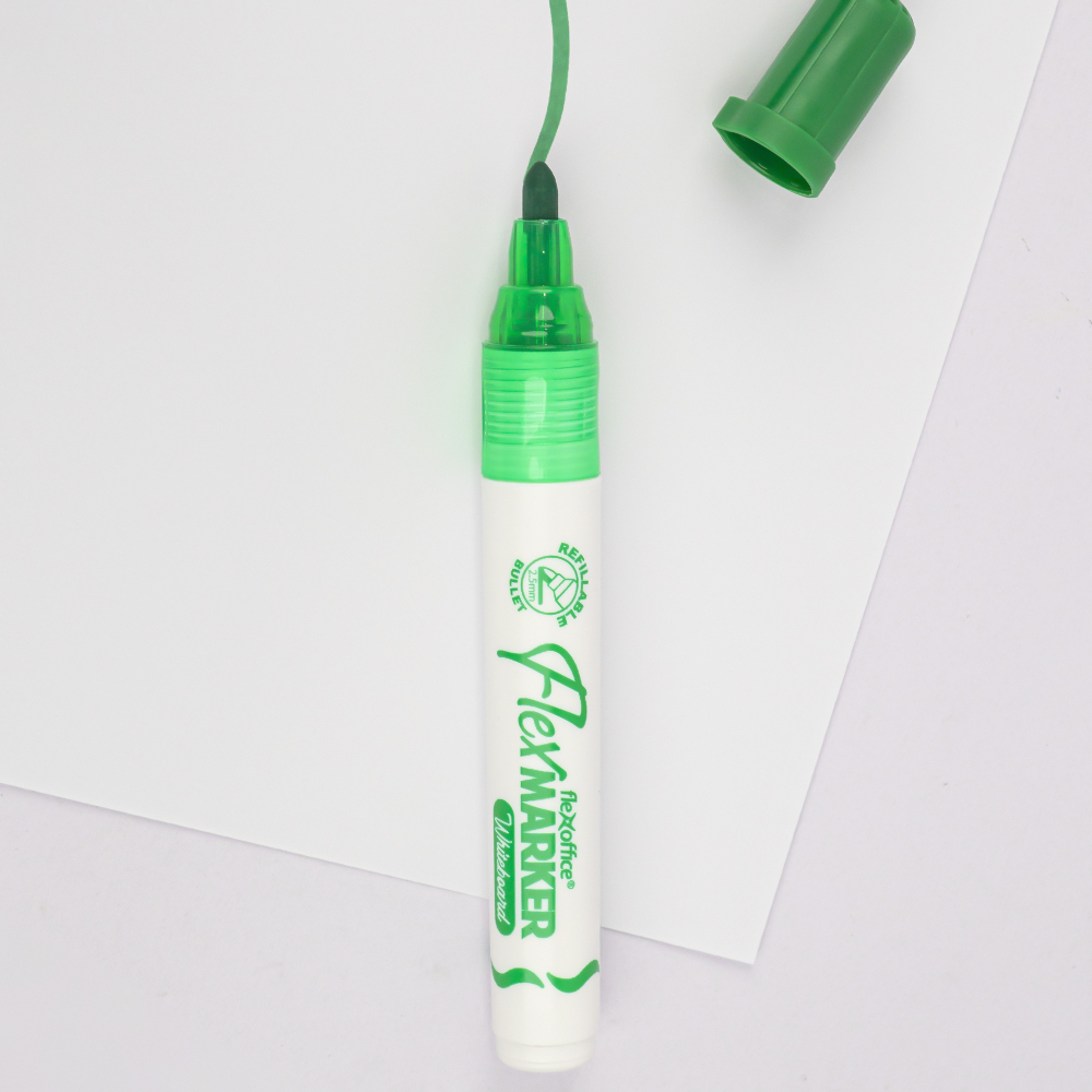 Bút lông bảng Thiên Long Flexoffice FO-WB02/XK Whiteboard Marker - Mực mới, tốt, màu đậm, tươi sáng, dễ xóa khi lau bảng
