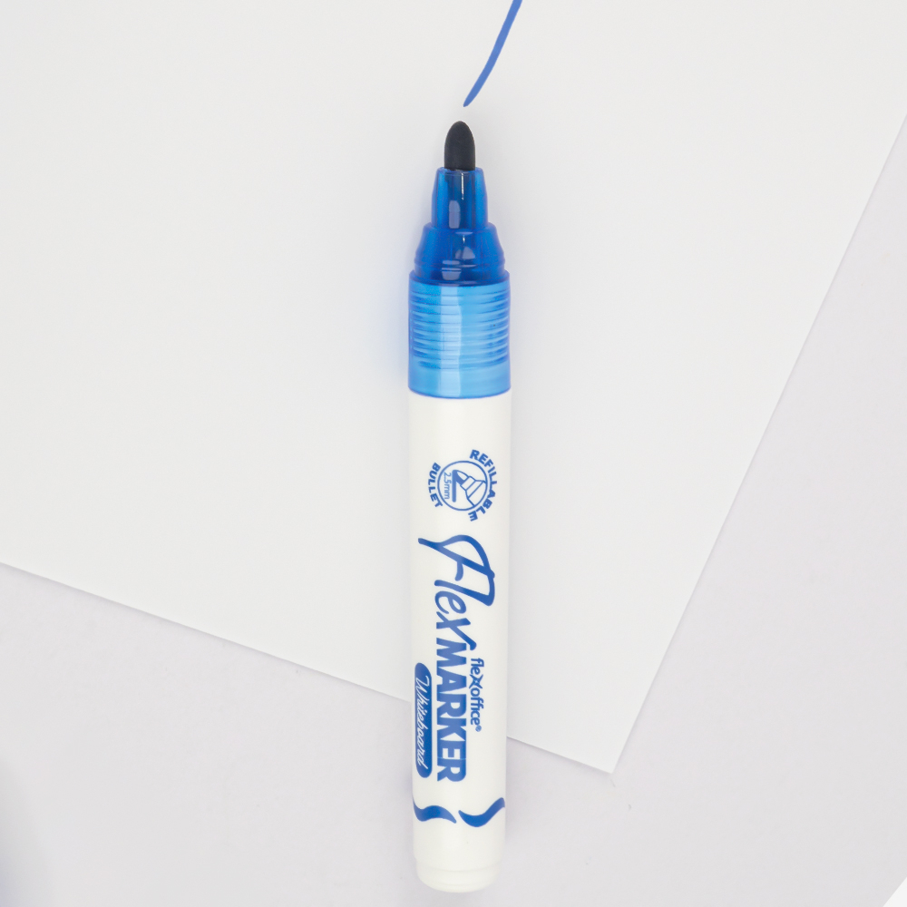 Bút lông bảng Thiên Long Flexoffice FO-WB02/XK Whiteboard Marker - Mực mới, tốt, màu đậm, tươi sáng, dễ xóa khi lau bảng