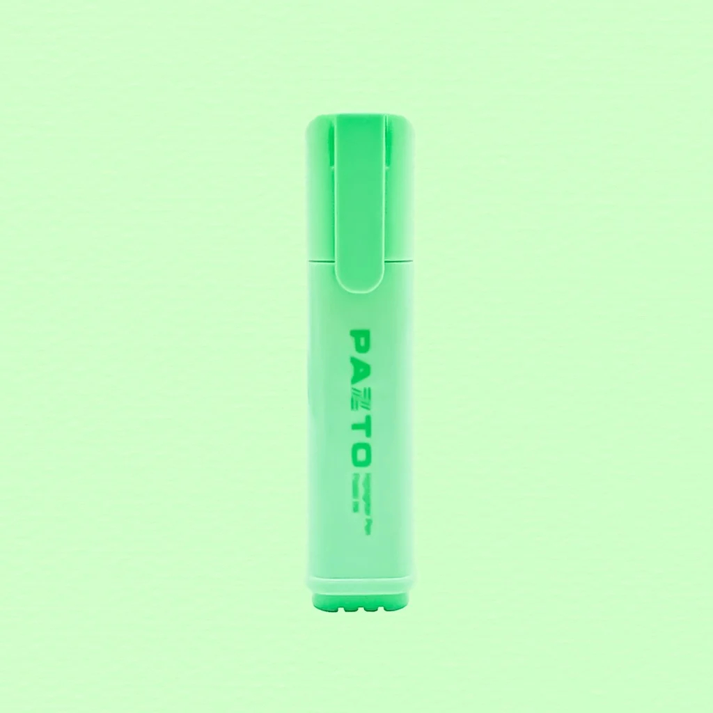 Bút dạ quang màu Pastel Thiên Long Flexoffice Pazto FO-HL009/VN - Bút dạ quang rửa được - Không để lại vết khi Photocopy