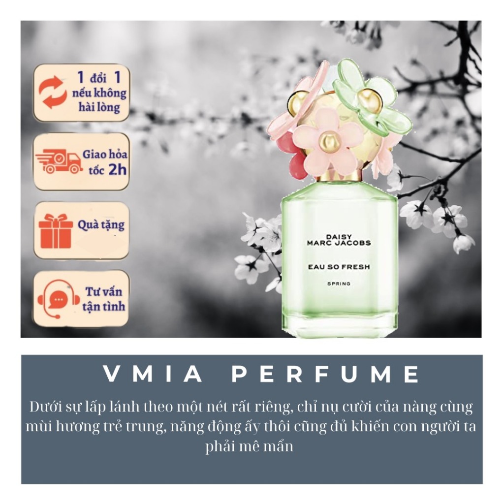 Nước hoa  Marc Jacobs Daisy Spring Eau De Toilette 5ml/10ml/20ml