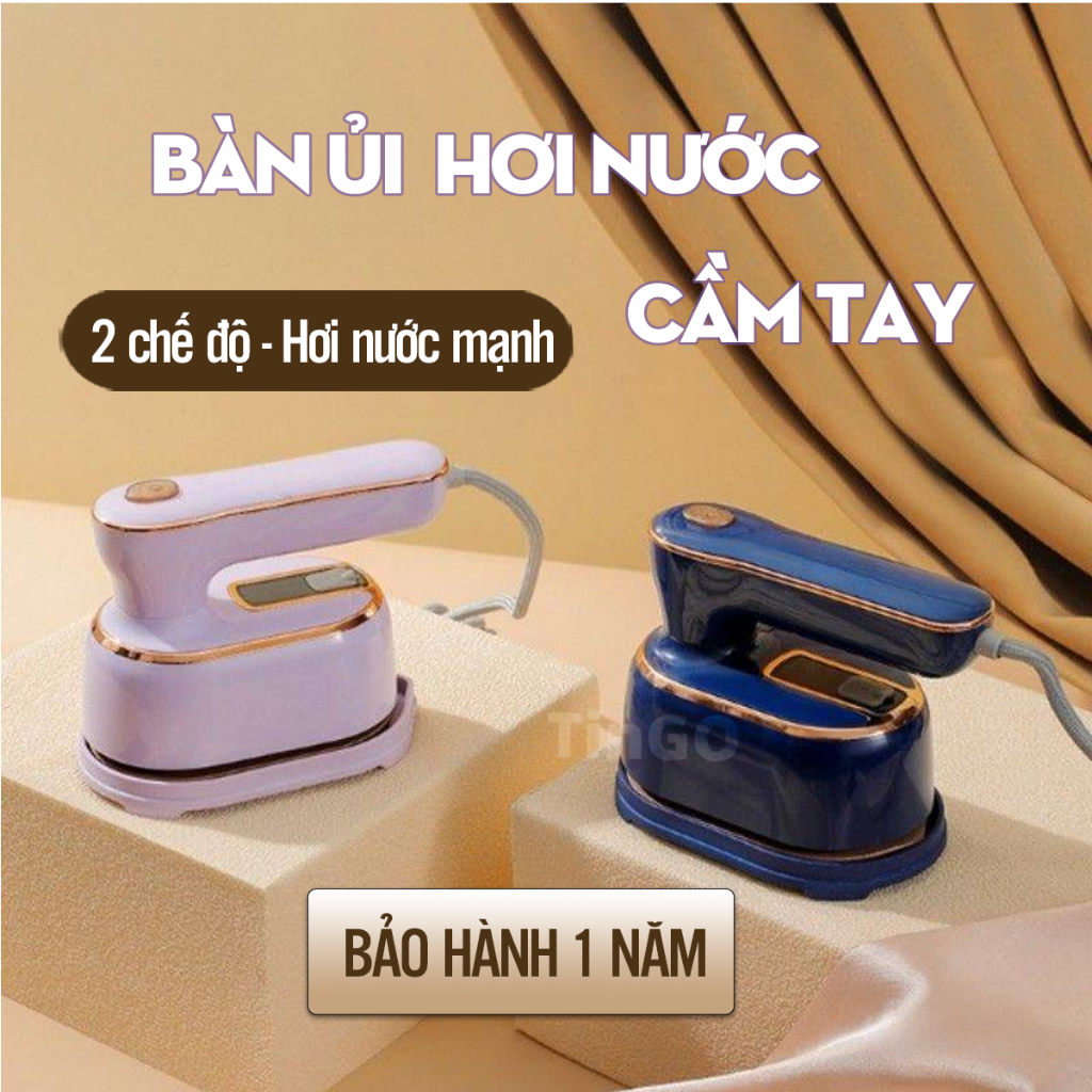 Bàn ủi hơi nước TinGO dùng là ủi hình dán quần áo sticker dán nhiệt có 2 chế độ là hơi nước là khô