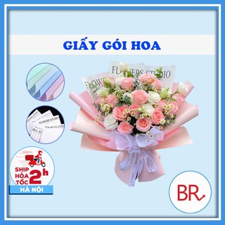 Giấy gói hoa xốp Hàn mẫu mới, phụ kiện bó hoa, quà tặng - Giấy gấm xốp Hàn gói hoa chống nhăn, chống thấm nước 02068