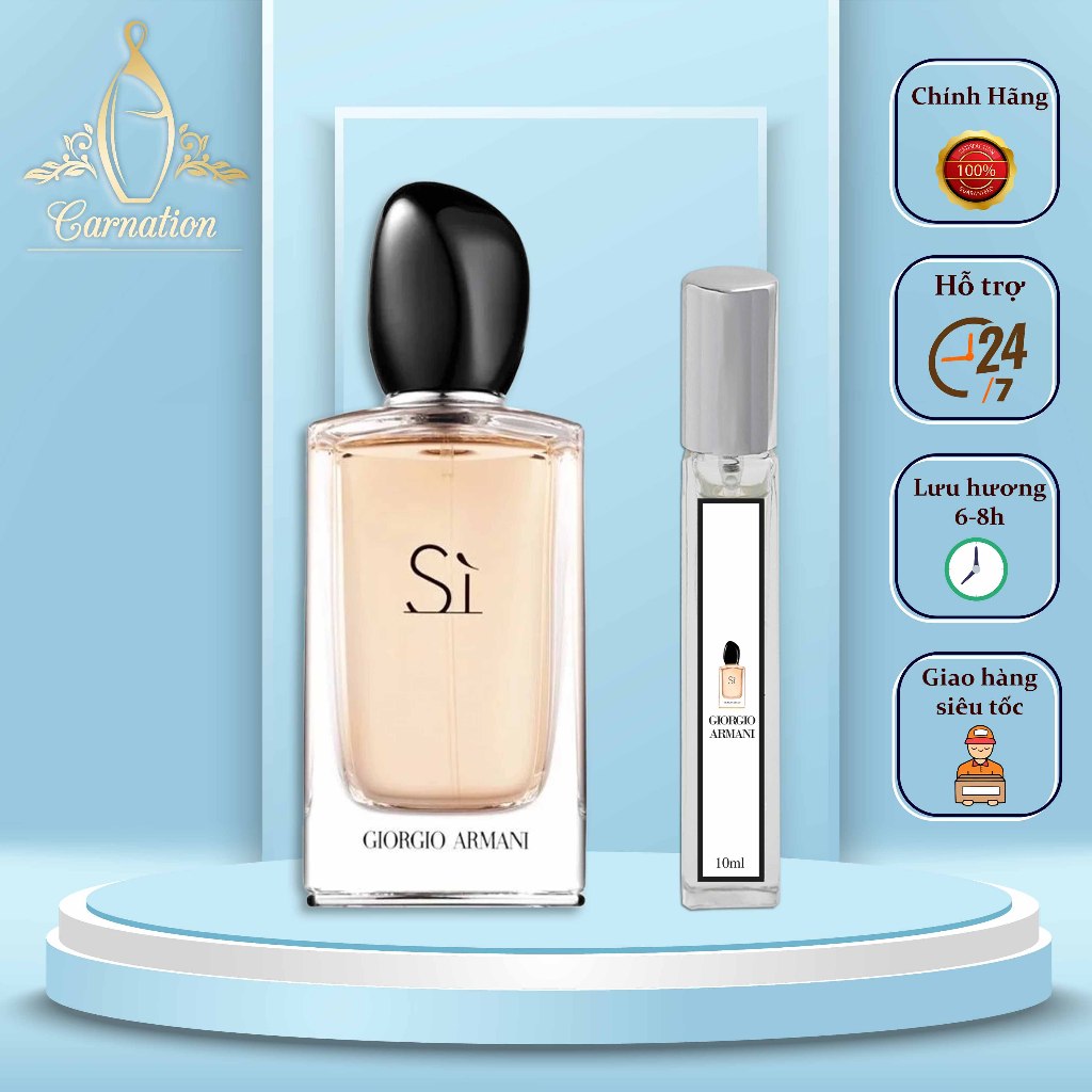 Nước hoa nữ Giorgio Armani SÌ thanh lịch, nữ tính -chiết 10ml