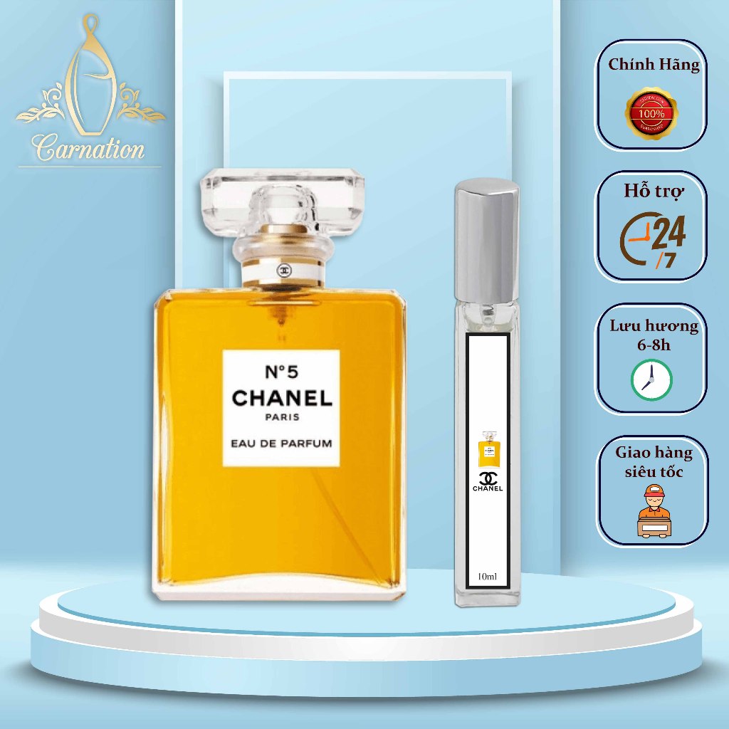 Nước Hoa Nữ CHANEL No.5 Cổ điển, sang trọng - Chiết 10ml