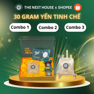 30G Tổ Yến Sào Tinh Chế Sợi Cao Cấp Nguyên Chất Với 3 Lựa Chọn
