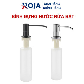 Bình đựng nước rửa chén bát inox304 gắn được mọi loại chậu rửa roja