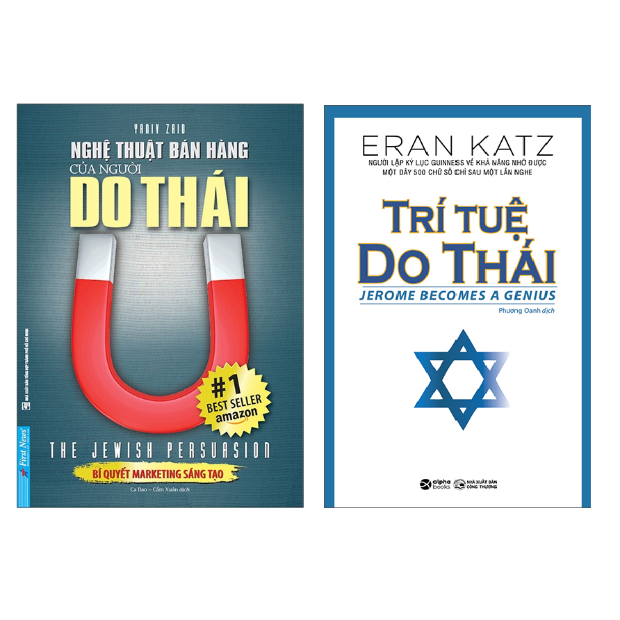 Sách - Combo 2 Cuốn : Trí Tuệ Do Thái + Nghệ Thuật Bán Hàng Của Người Do Thái