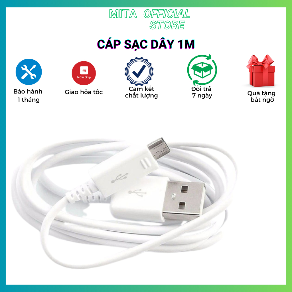 Dây cáp sạc Samsung/type C/Micro USB - Cáp sạc samsung/type C/Micro USB chất liệu nilon an toàn, đa năng