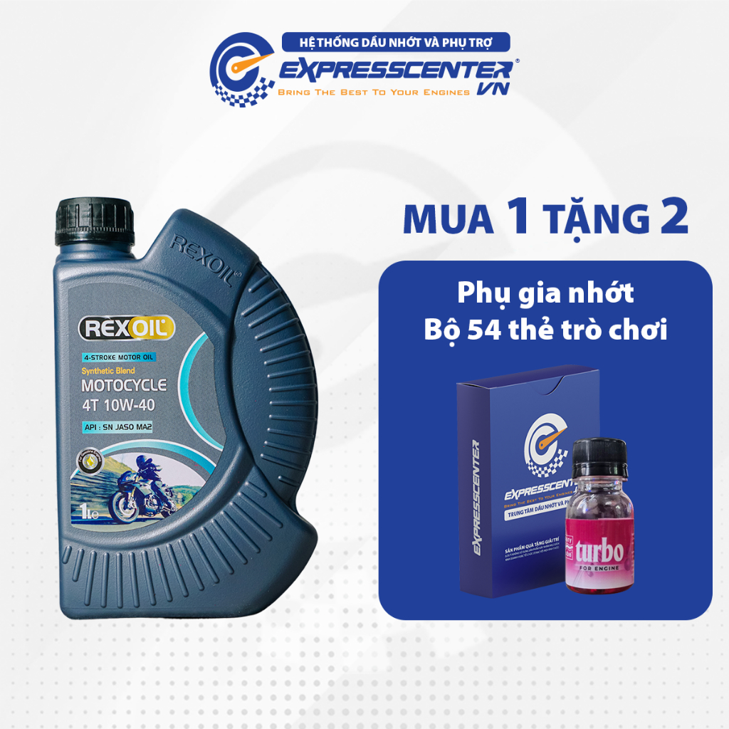 Dầu Nhớt Xe Môtô RexOil Blend 10W40 1L