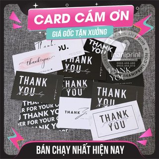 In Card Cám Ơn Theo Yêu Cầu Giá Rẻ Dành Cho Shop 🔴Inbox Shop Trước Khi Đặt Hàng🔴