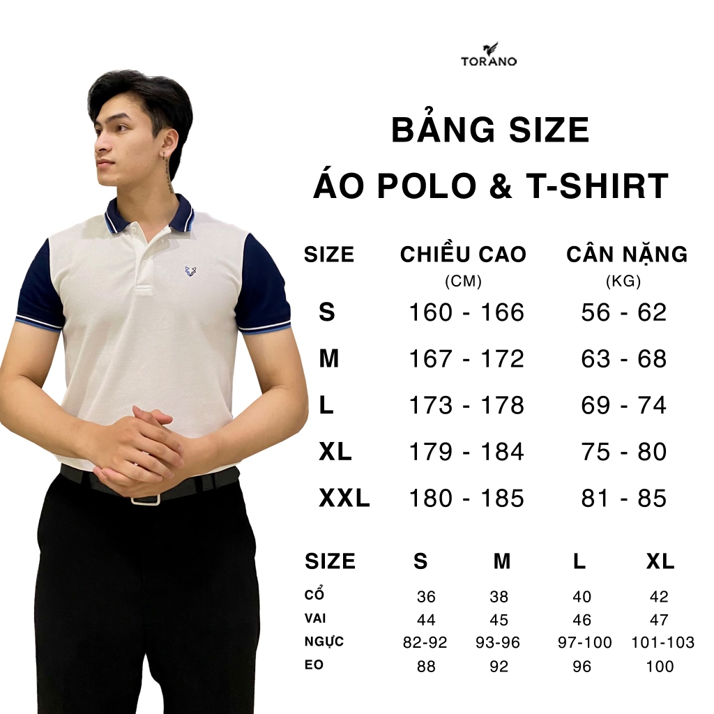 Áo polo can phối, thêu logo ngực ngắn tay, thoáng khí, trơn bo kẻ ESTP018