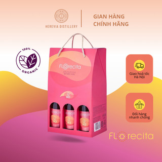 Combo 6 Chai Rượu Mơ Má Đào FLORECITA  Nồng Độ Nhẹ 14,5%  Giúp Thư Giãn Đầu Óc, Giài Tỏa Căng Thẳng Không Gây Đau Đầu