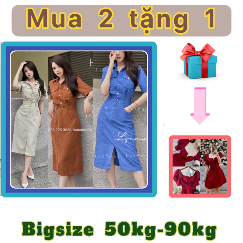 (D289 SHOP BIGSIZE NỮ 50KG ĐẾN 90KG ) đầm mhung tăm dáng dài đi tiệc thanh lịch