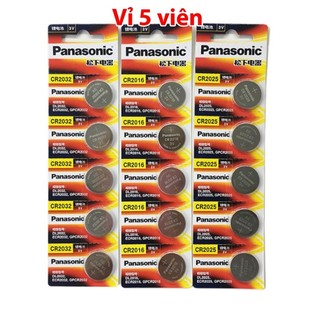 Pin Khuy Cúc Áo Panasonic CR2025 / CR2450 / CR2032 / CR1220 / CR1620 / CR1632 / CR2016 / CR1616 3V Lithium