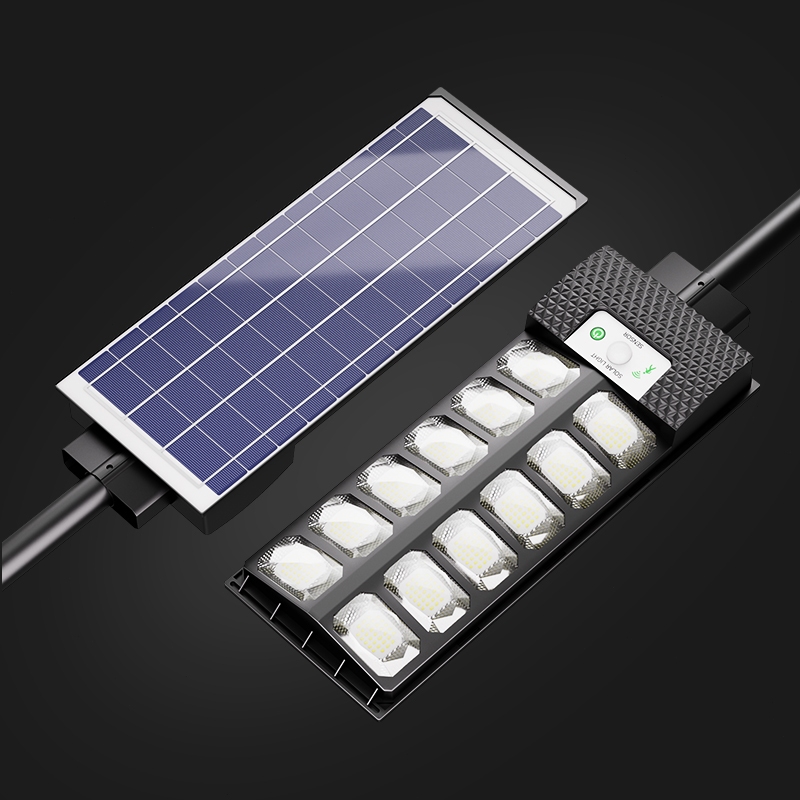 Đèn đường năng lượng mặt trời ngoài trời không thấm nước Công suất cao Độ sáng cao LED Night Light Flood Light với cảm b