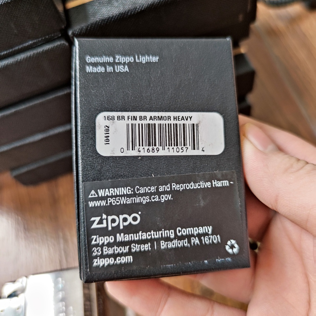 Hộp quà giấy ZIPPO chính hãng