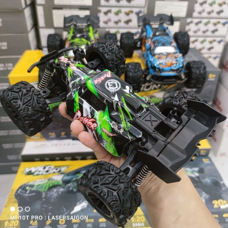 Xe điều khiển RC địa hình tốc độ cao 1/18 +30km/h chống nước, chịu lực va chạm