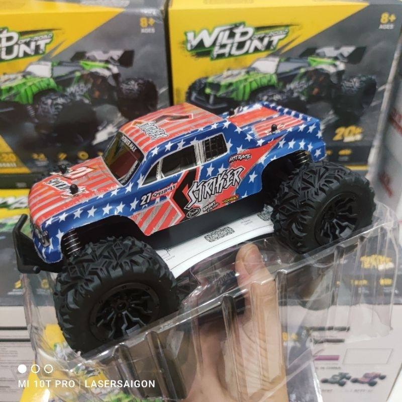 Xe điều khiển RC địa hình tốc độ cao 1/18 +30km/h chống nước, chịu lực va chạm