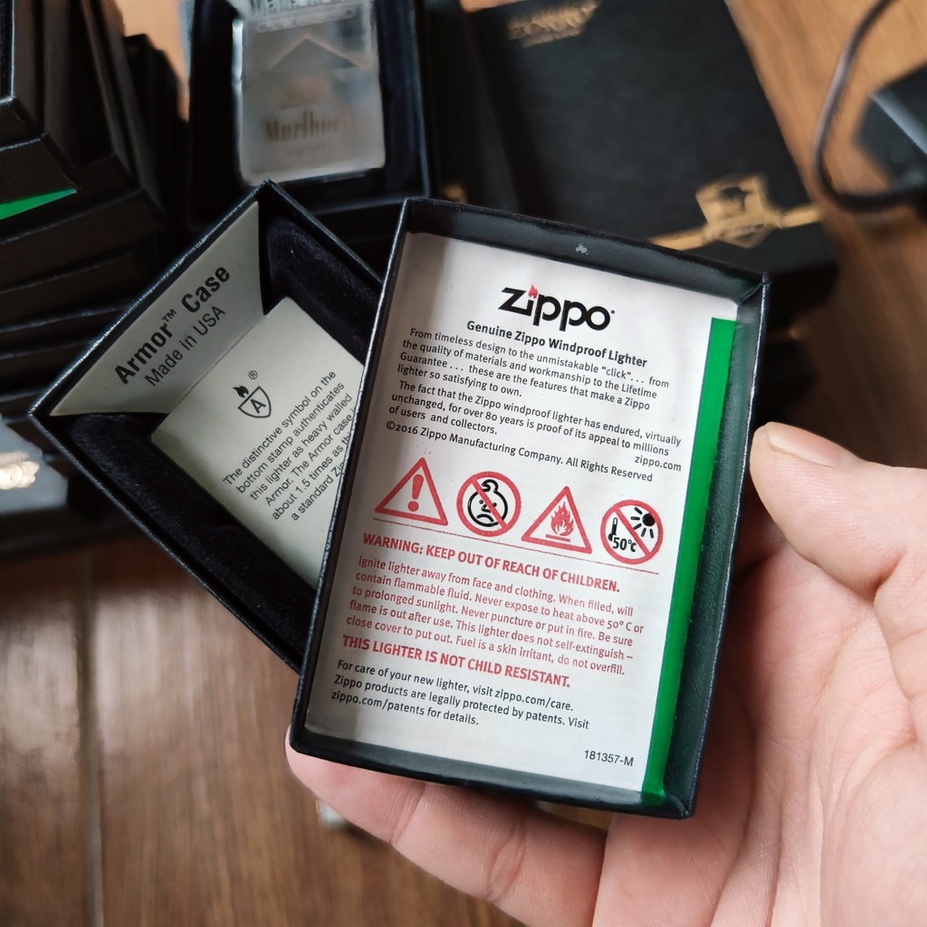 Hộp quà giấy ZIPPO chính hãng