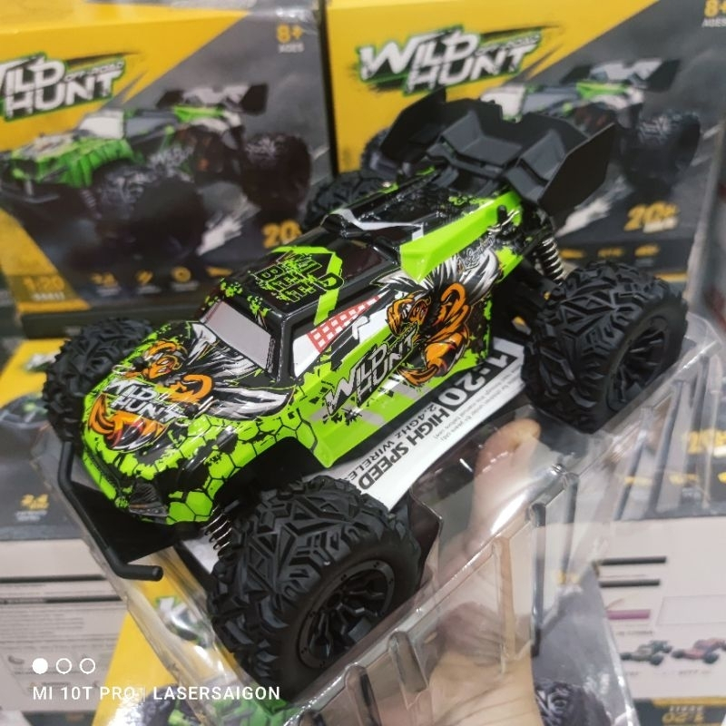 Xe điều khiển RC địa hình tốc độ cao 1/18 +30km/h chống nước, chịu lực va chạm