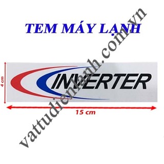 Tem máy lạnh inverter màu