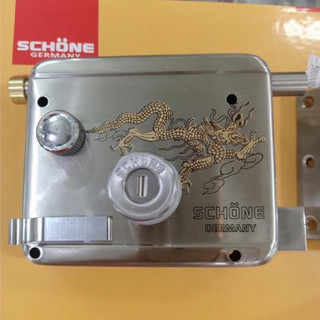 Ổ khoá cửa cổng Schone 1669 con rồng inox 304