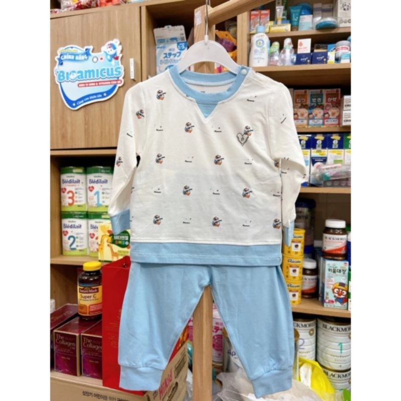 Bộ dài tay Mommom cho bé trai, bé gái từ 6M - 4Y