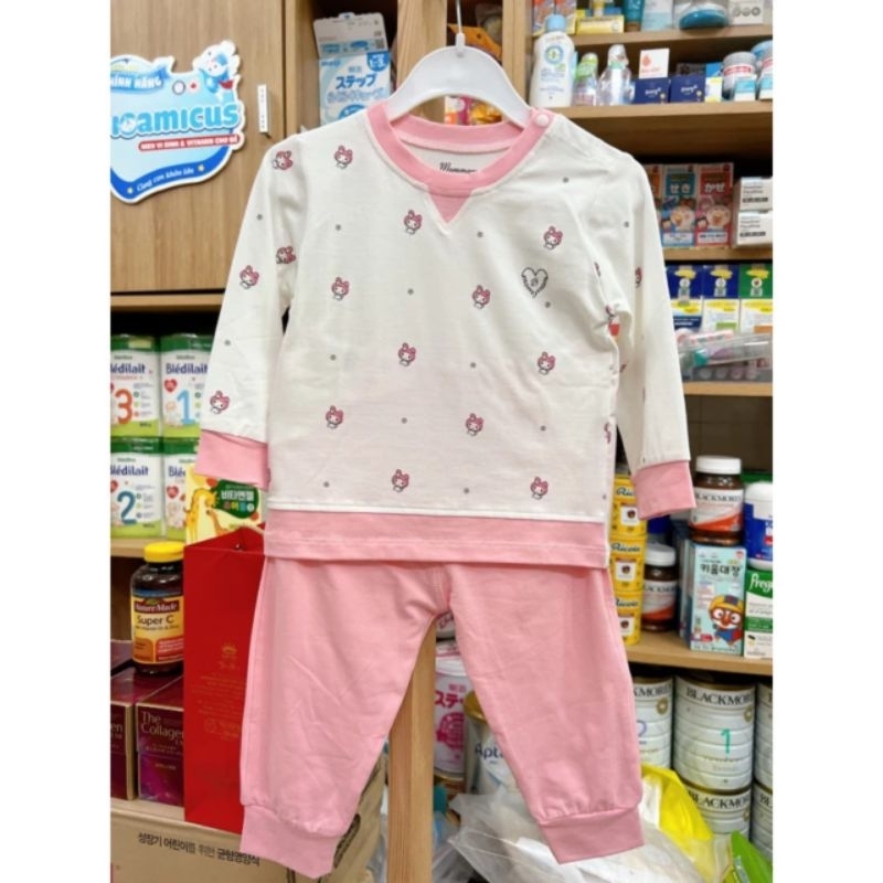 Bộ dài tay Mommom cho bé trai, bé gái từ 6M - 4Y