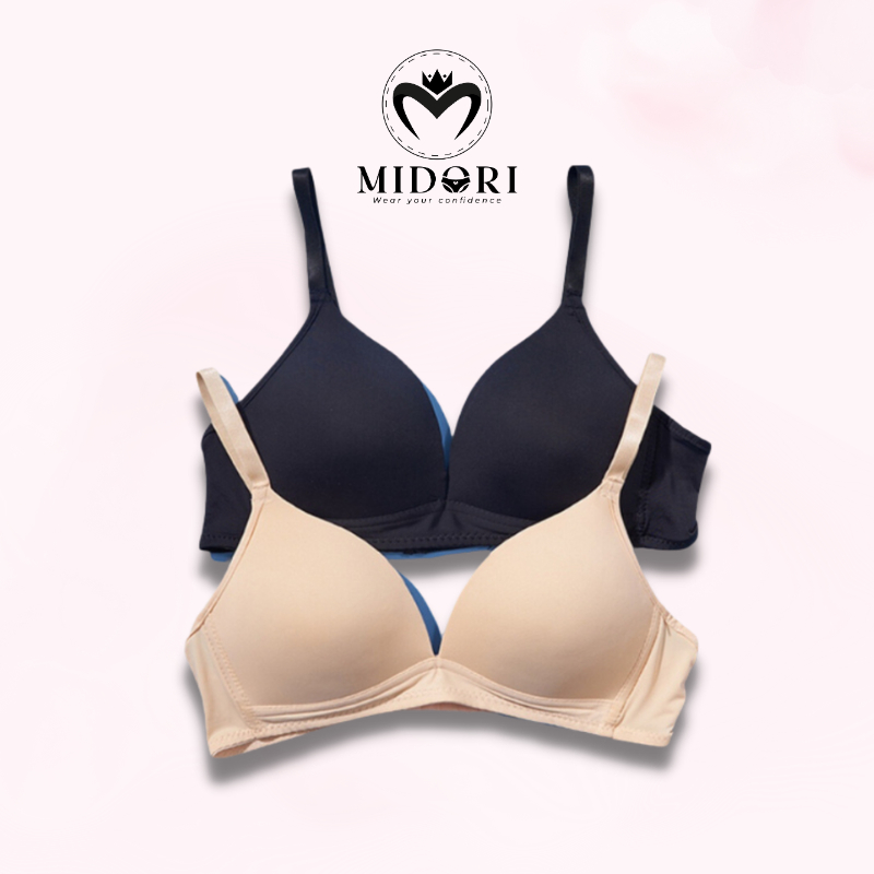 Áo lót su trơn đệm mỏng thông hơi thoáng mát - hàng xuất túi Zip VJ8