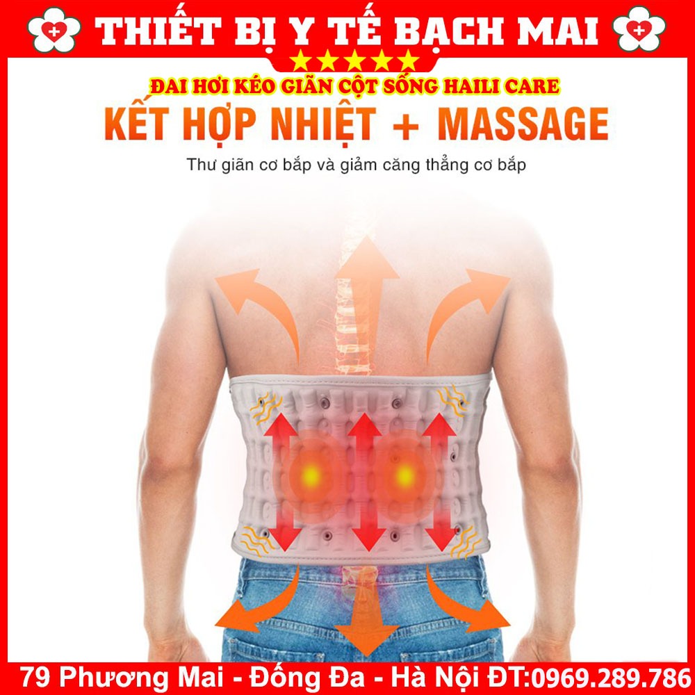 💥 Đai Hơi Kéo Dãn Cột Sống Lưng ✅ Đai Lưng Kéo Giãn Định Hình Cột Sống Lưng Cao Cấp Z5, Massage Thư Giãn Loại Bỏ Đau Mỏi