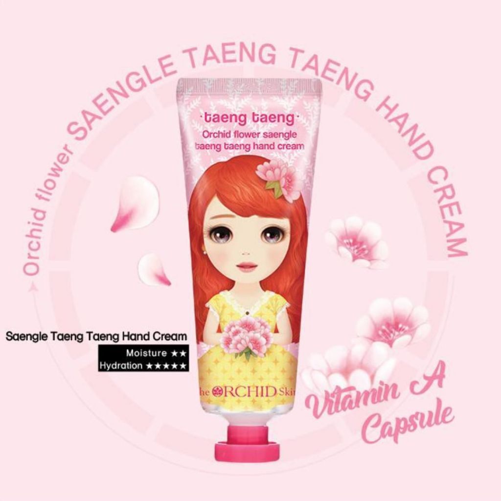 Kem Dưỡng Da Tay chiết xuất hoa lan The Orchid Skin Moisture Tok Tok Hand Cream 60ml