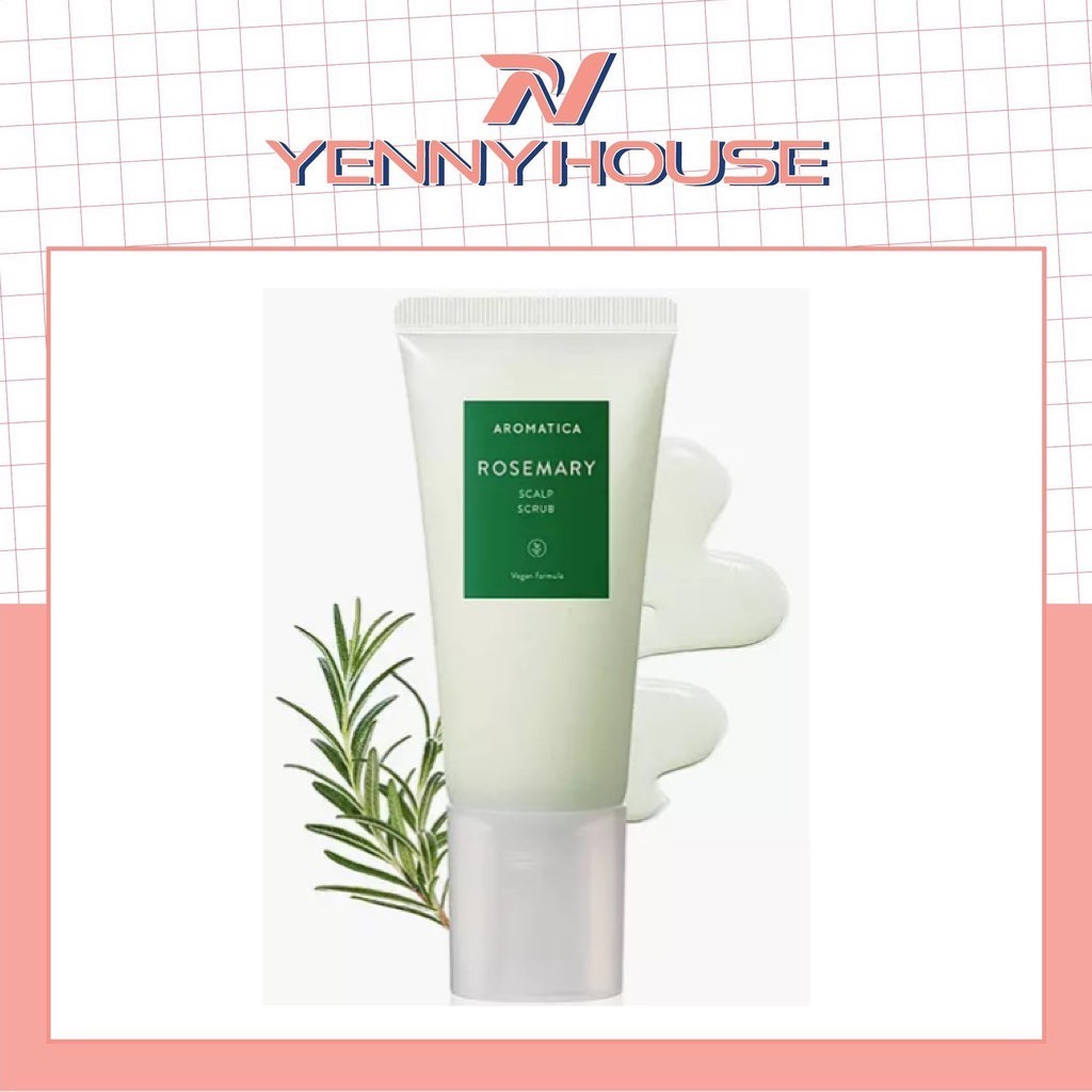 Tẩy Da Chết Da Đầu Aromatica Rosemary Scalp Scrub 165g