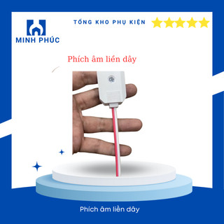 Phích âm liền dây - Phích dương cắm điện