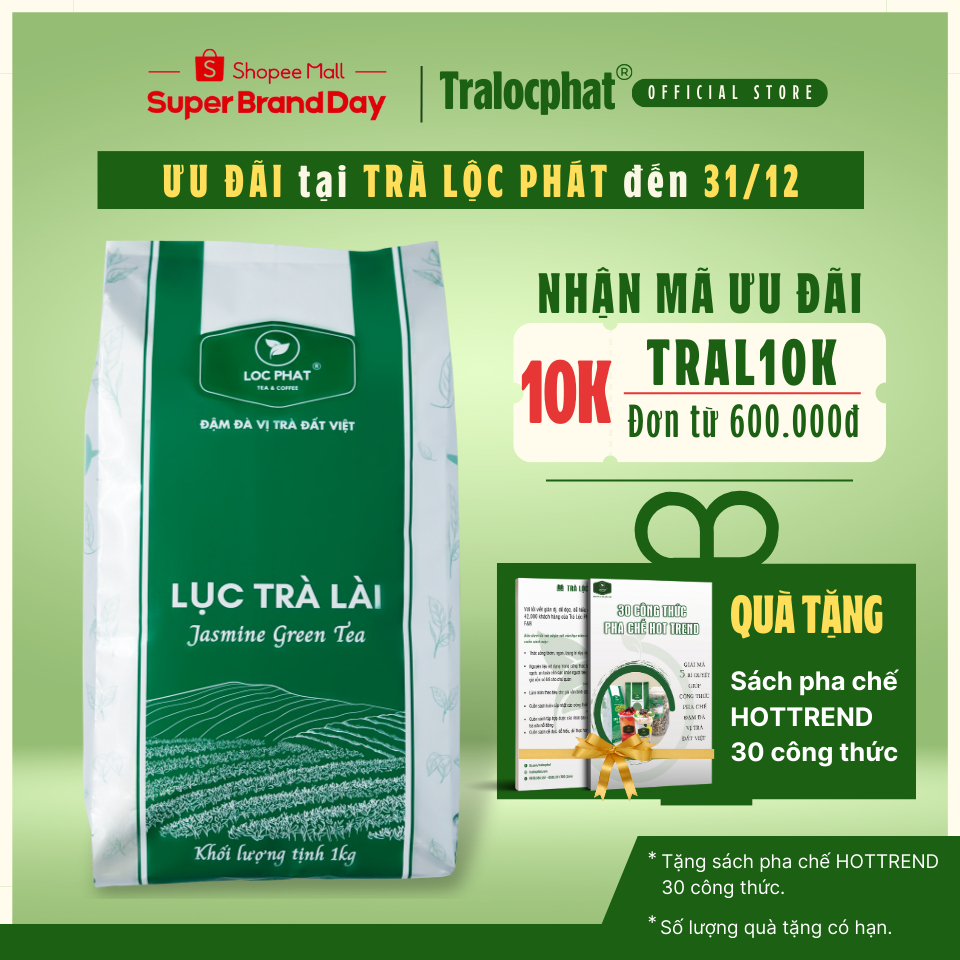 Lục Trà Lài Lộc Phát - 1KG - Dùng Để Pha Chế Đồ Uống