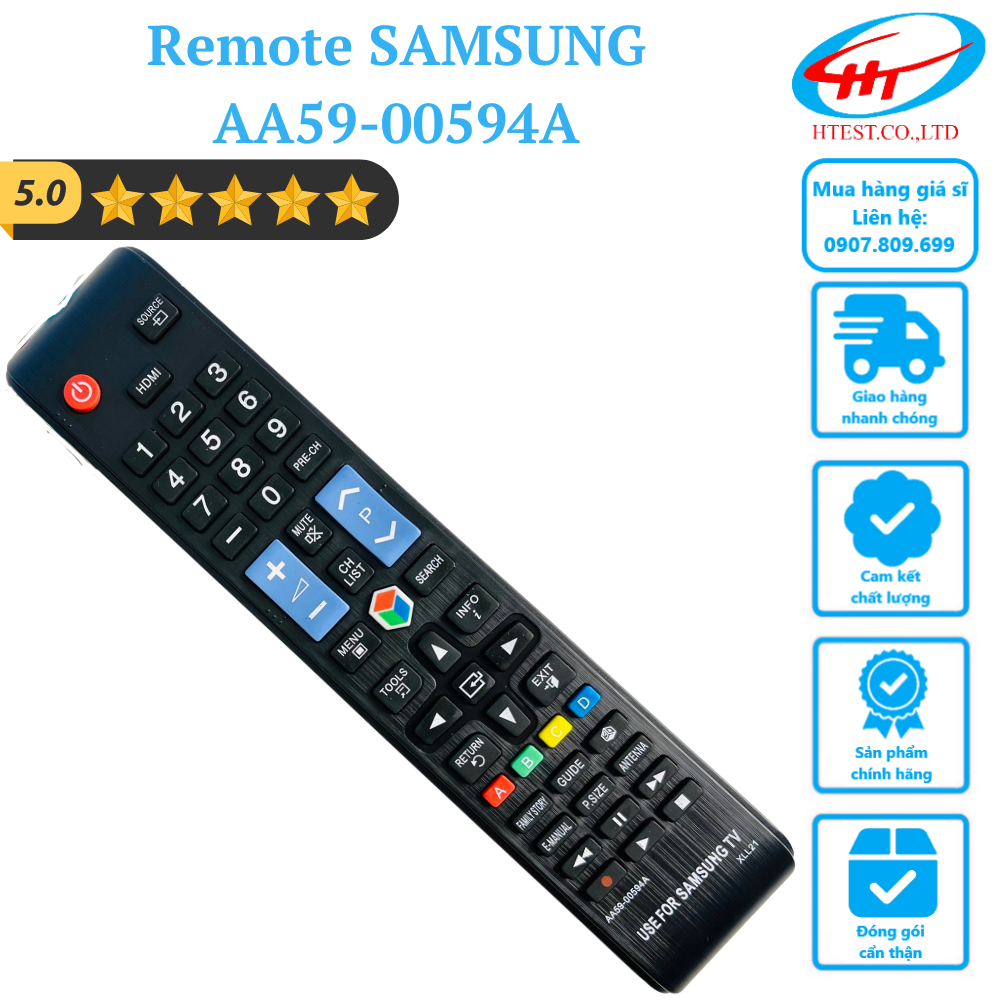 [AA59-00594A] Remote Điều Khiển TV SAMSUNG AA59 - 00594A (Kèm Pin AAA)