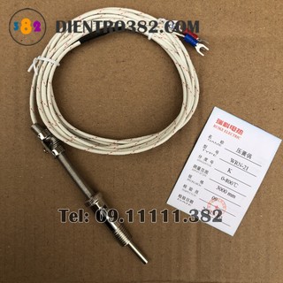 Can nhiệt. dây cảm biến nhiệt độ can k, đầu gài ren m12mm wrn-21.