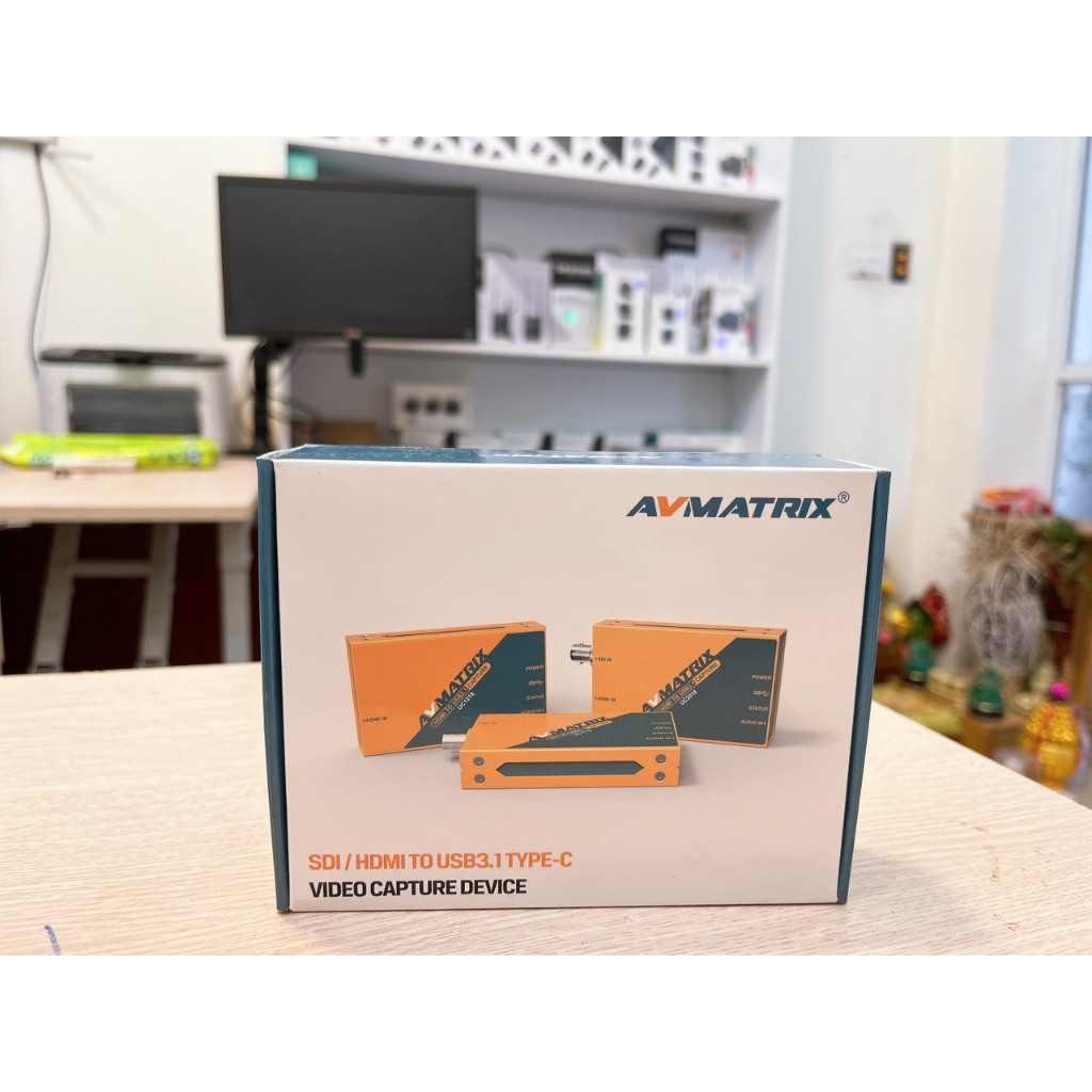 Box Capture Avmatrix UC2018 ( 1 input SDI & 1 input HDMI )
